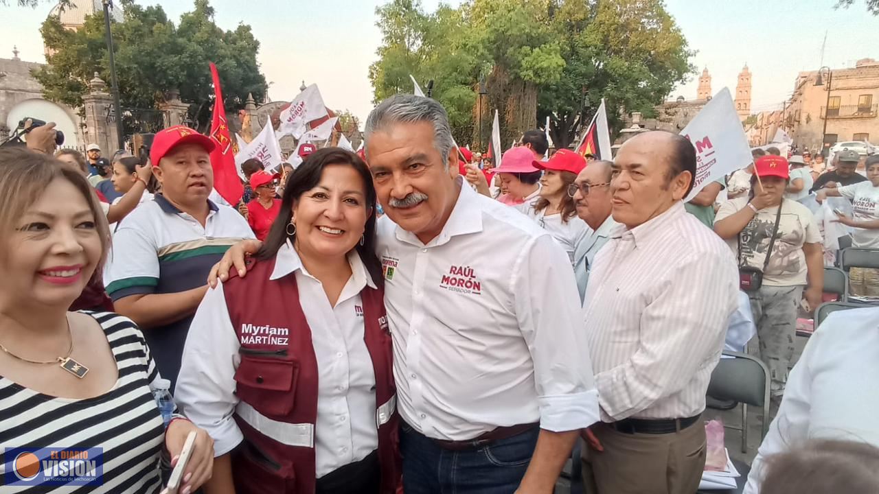 Plan C tarea de todos para transformación política en Michoacán: Myriam Martínez 
