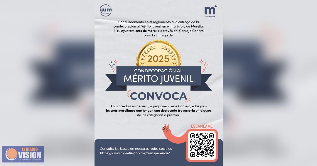Gobierno de Morelia premiará a jóvenes destacados