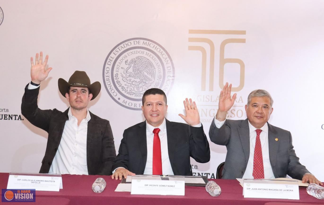 Se reúne comisión legislativa de Seguridad Pública y Protección Civil
