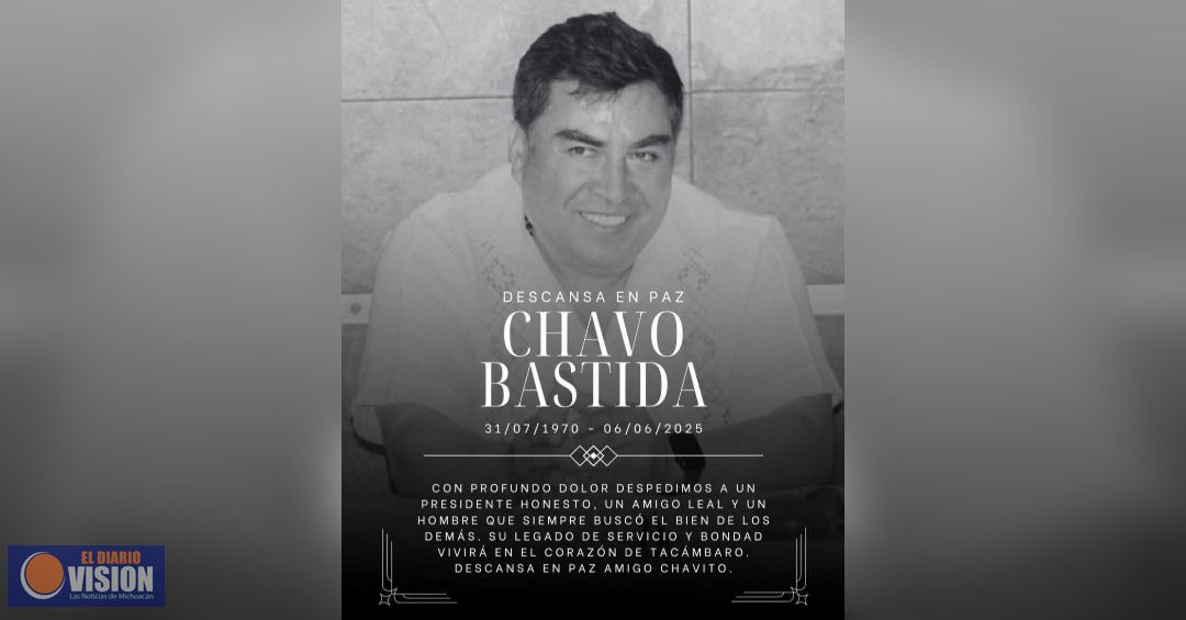 Gobierno de Michoacán, condena homicidio del presidente de Tacámbaro