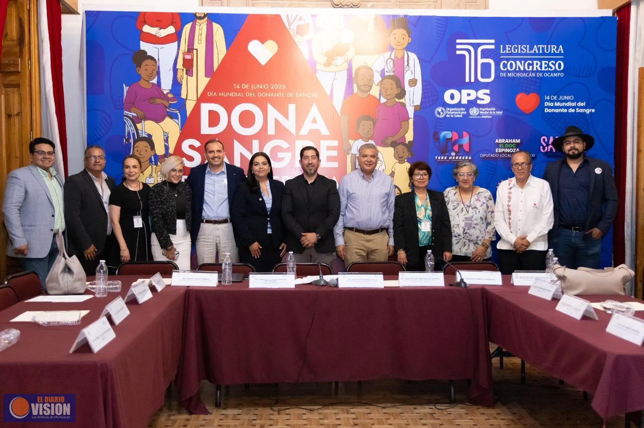 Congreso del Estado se suma a visibilizar la importancia de la donación voluntaria de sangre