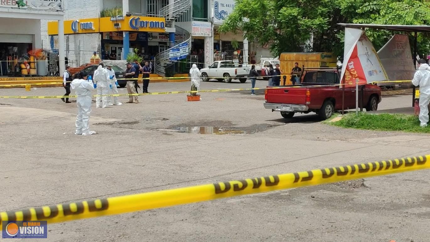 Asesinan a balazos a conductor de camioneta en Tarímbaro