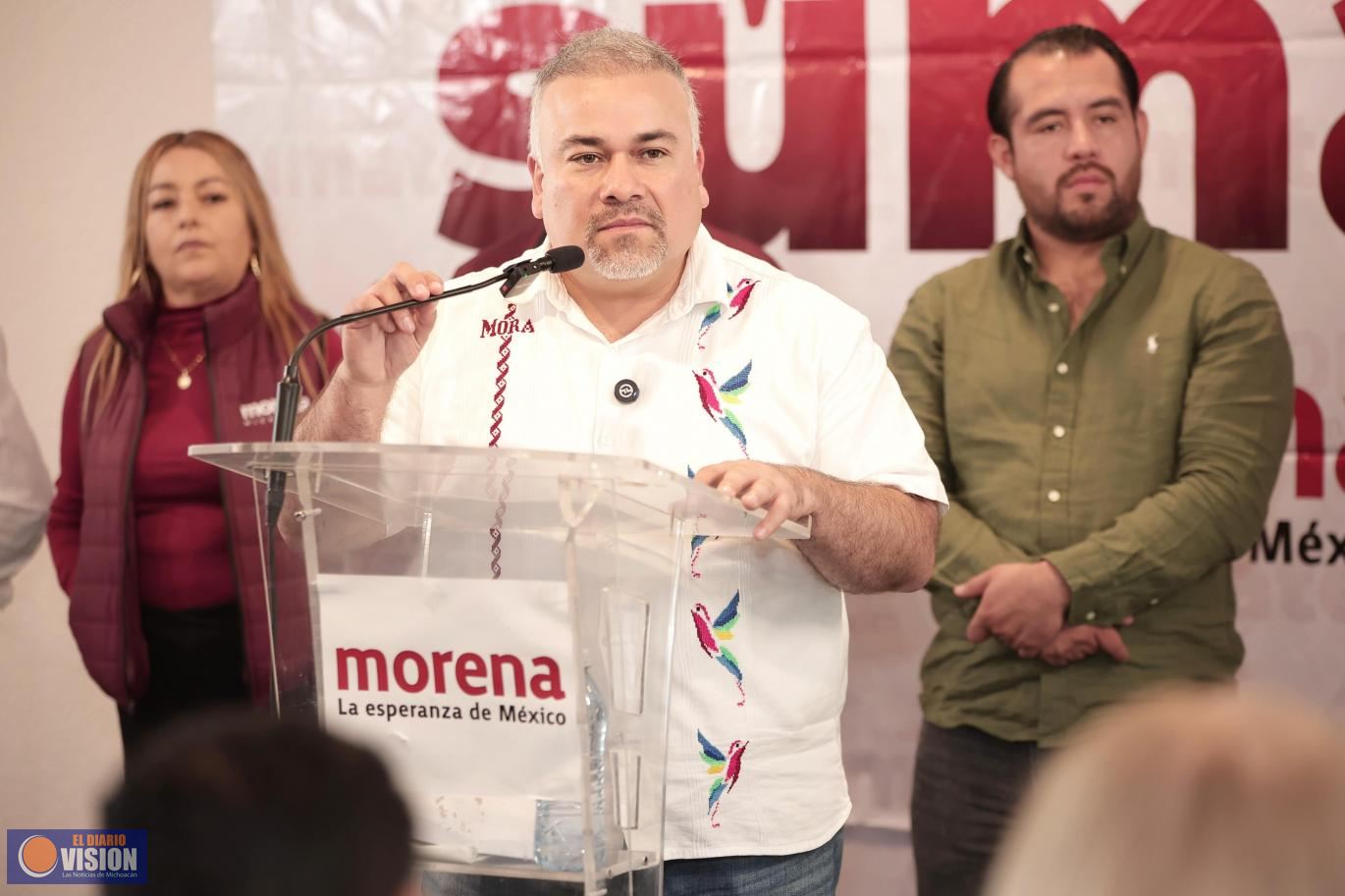 Morena Michoacán respalda creación de Comisión Evaluadora para Nuevas Incorporaciones