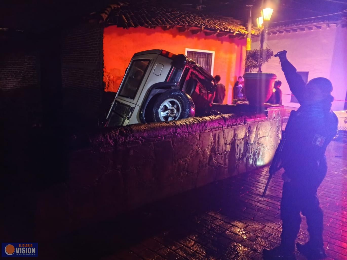 SSP auxilia a población por inundaciones en Ecuandureo