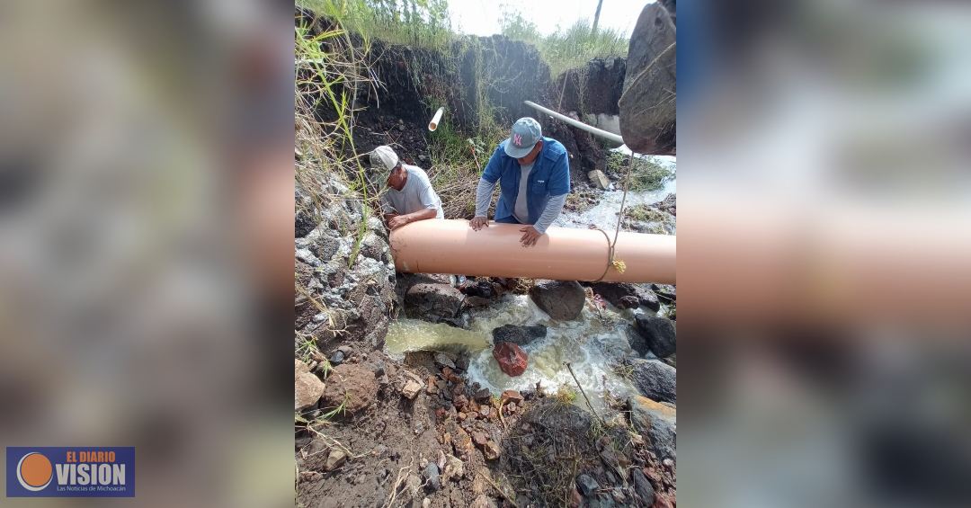 Ooapas rehabilita infraestructura sanitaria en la zona poniente de la Morelia