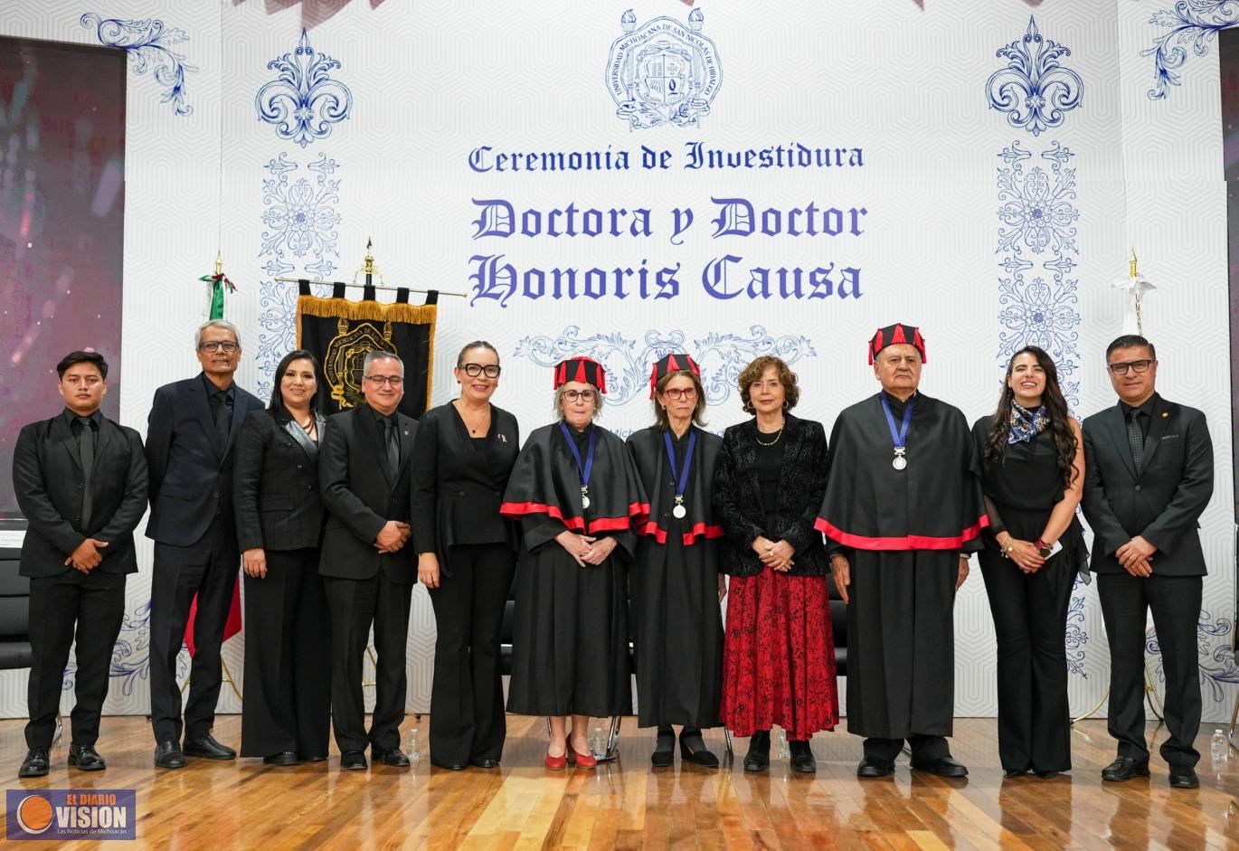 UMSNH reconoce trayectorias excepcionales, otorga el Grado Doctora y Doctor Honoris Causa