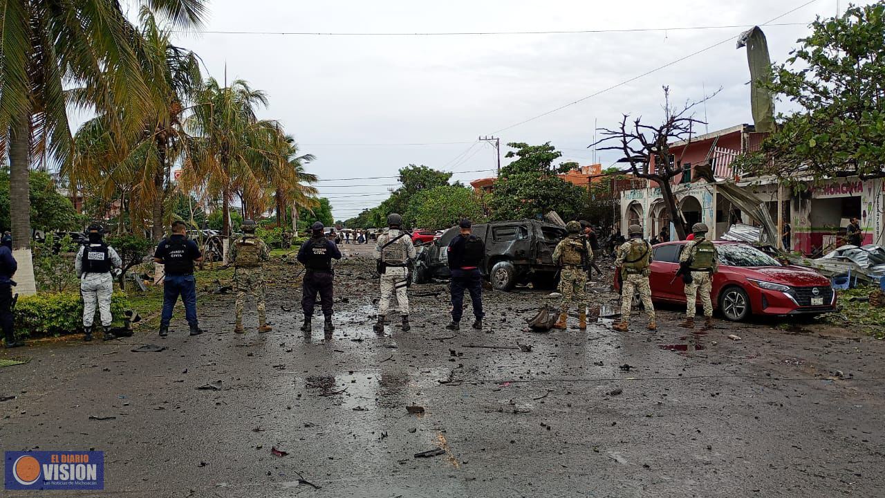 Autoridades federales y estatales, coordinadas por la seguridad y el control en Coahuayana