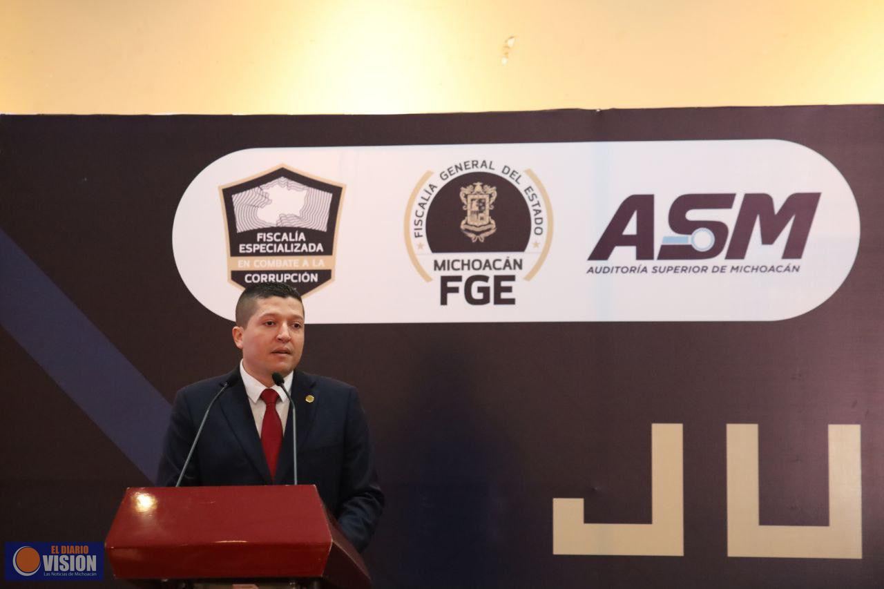 Con disposición de todos los sectores se combate la corrupción: Vicente Gómez Núñez