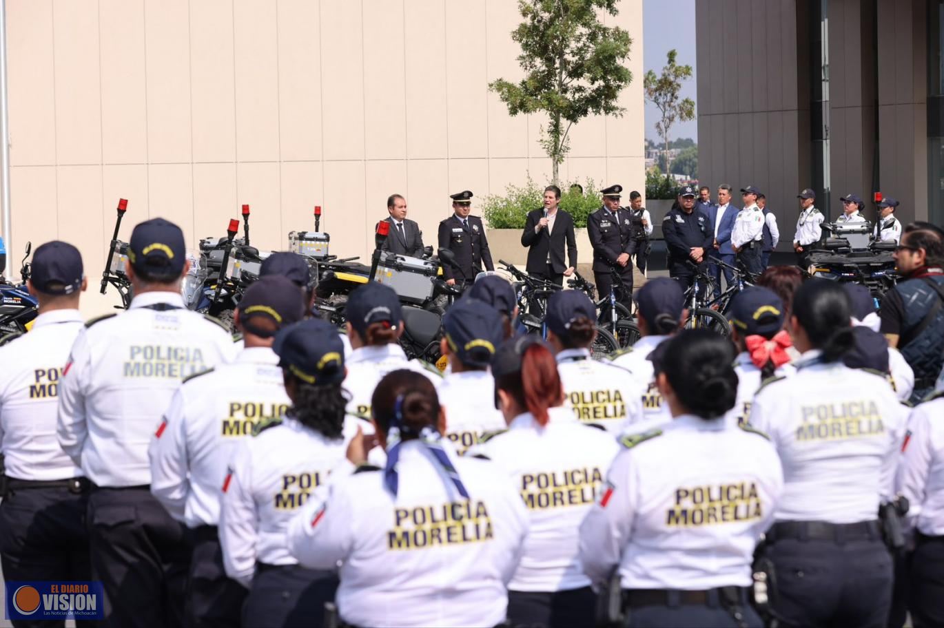 Salario de Policía Morelia registra un incremento acumulado del 36% con Alfonso Martínez