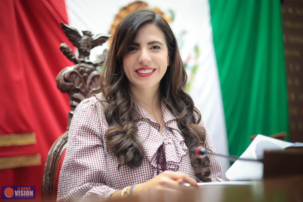 Primer Periodo de Sesiones del Segundo Año Legislativo, fue en pro de Michoacán: Giulianna Bugarini