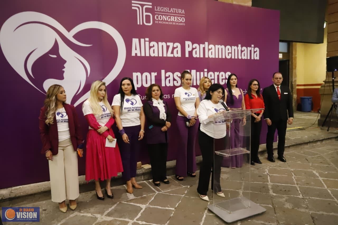 Diputadas de la 76 Legislatura conformaron Alianza en pro de mujeres michoacanas