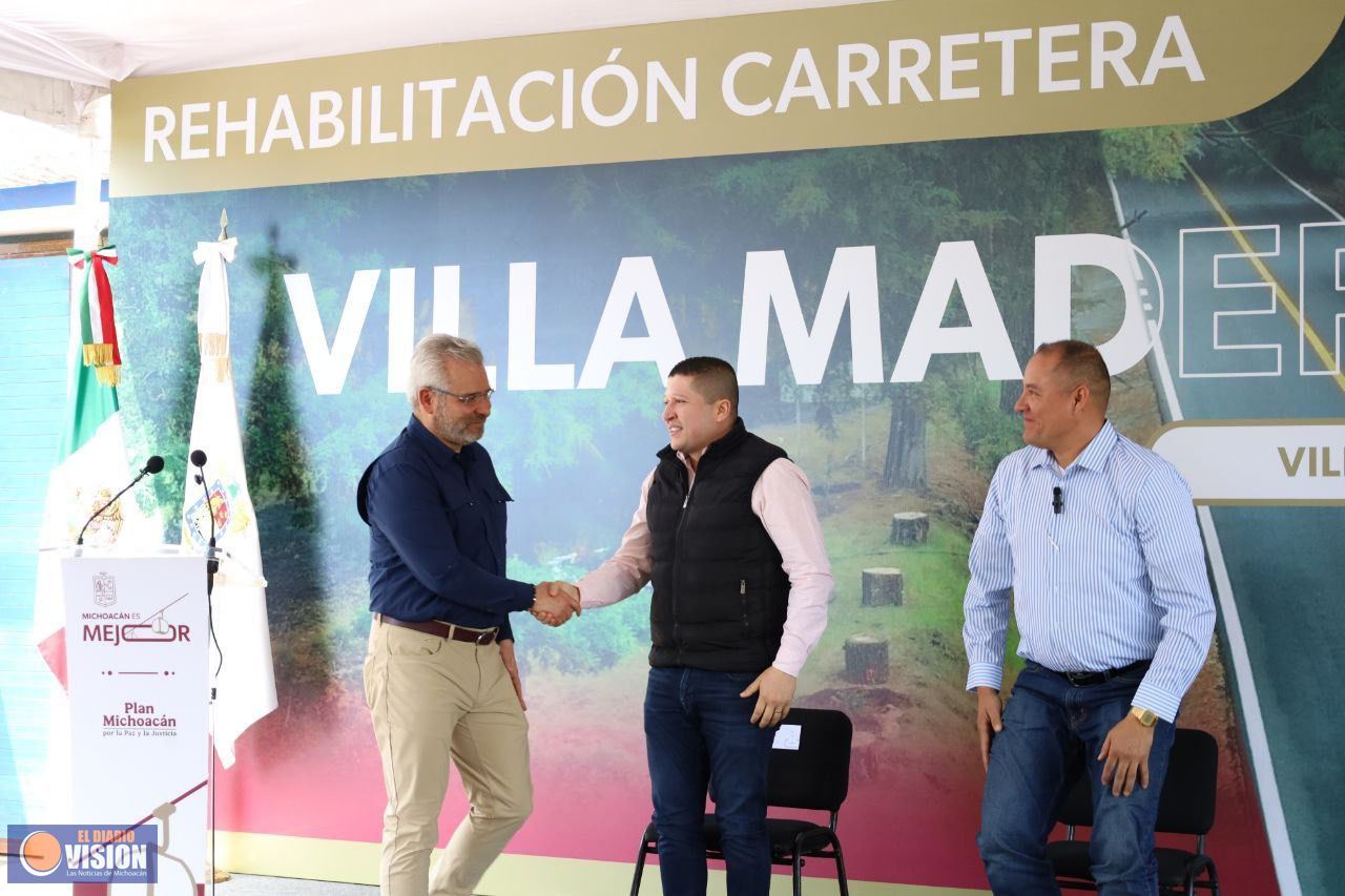 Vicente Gómez reconoce apoyo del Gobierno Estatal en rehabilitación carretera en el Distrito XIX