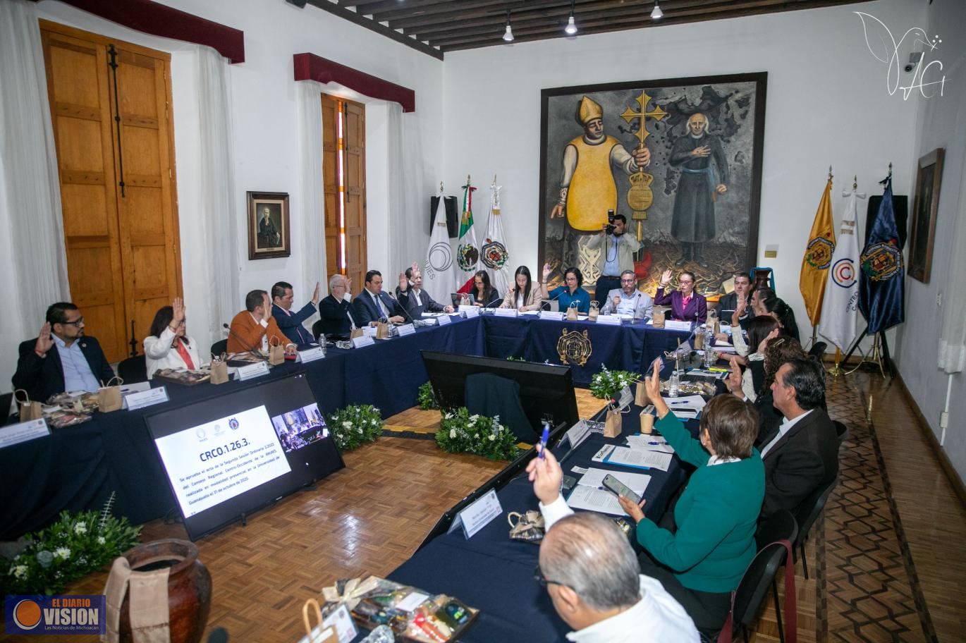 UMSNH, anfitriona de la primera sesión ordinaria del Consejo Regional Centro-Occidente de  ANUIES