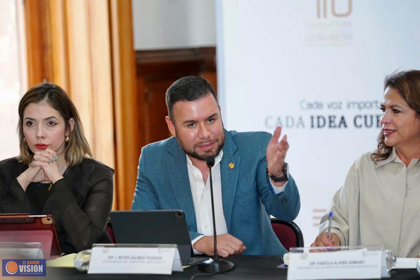 Urge Reyes Galindo al Congreso de Michoacán a aprobar iniciativas en materia de salud mental