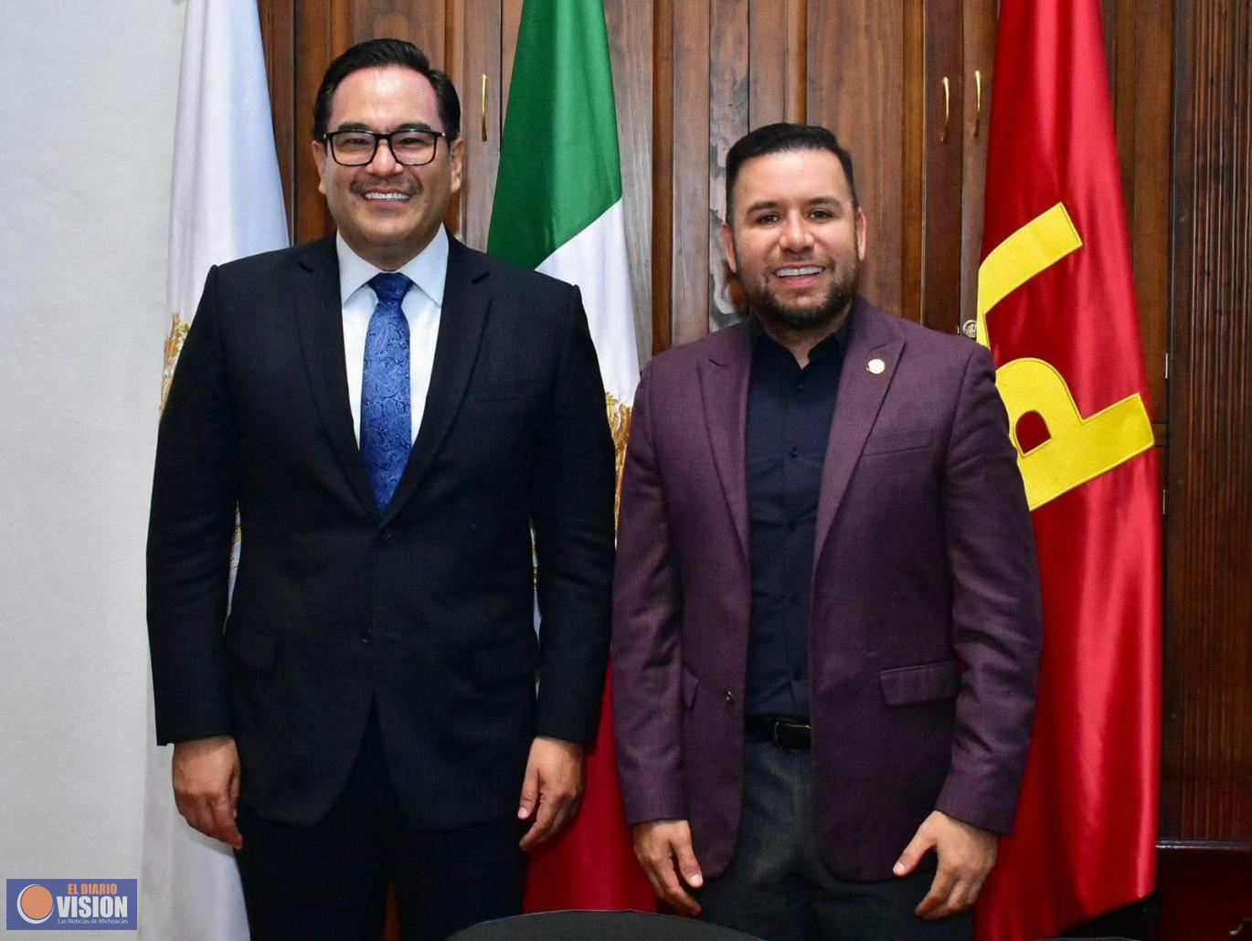Fortalece Reyes Galindo coordinación con CEAV para impulsar la protección a víctimas en Michoacán
