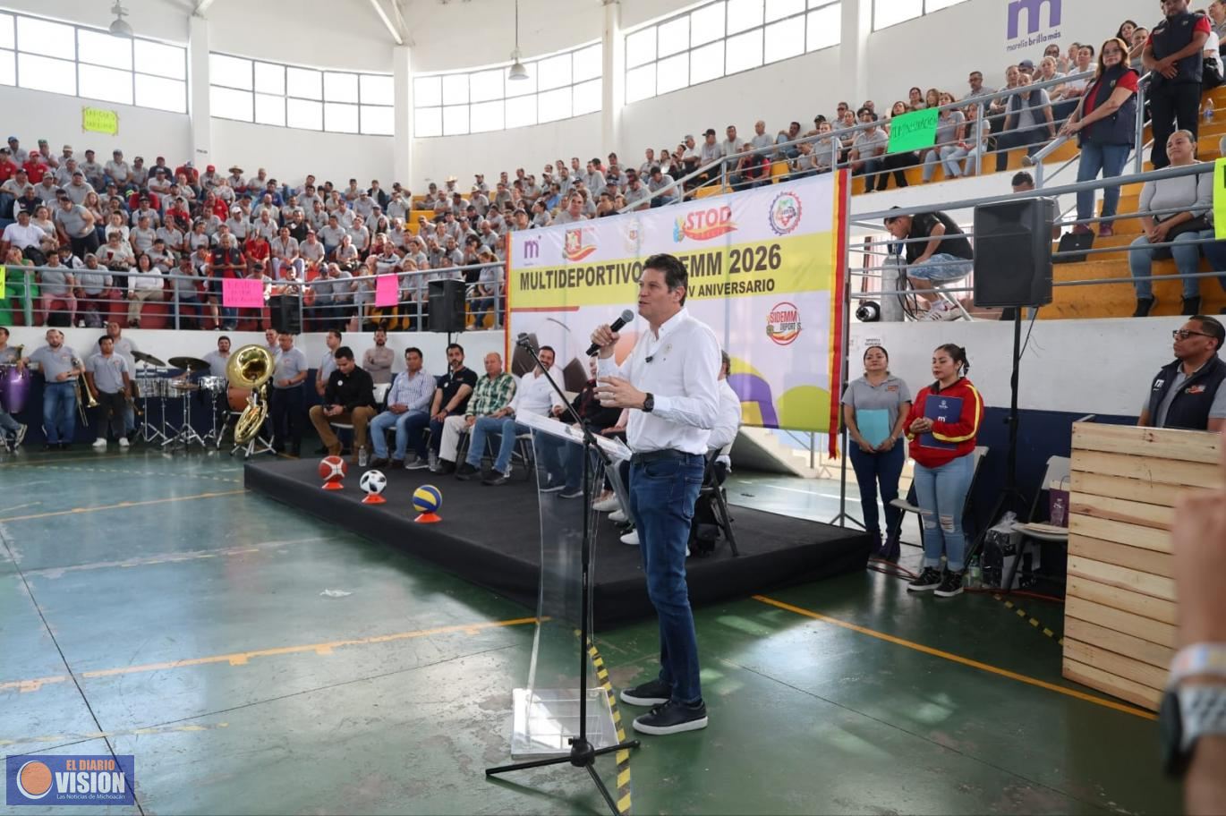Gracias a sus trabajadoras y trabajadores, Morelia Brilla Más: Alfonso Martínez