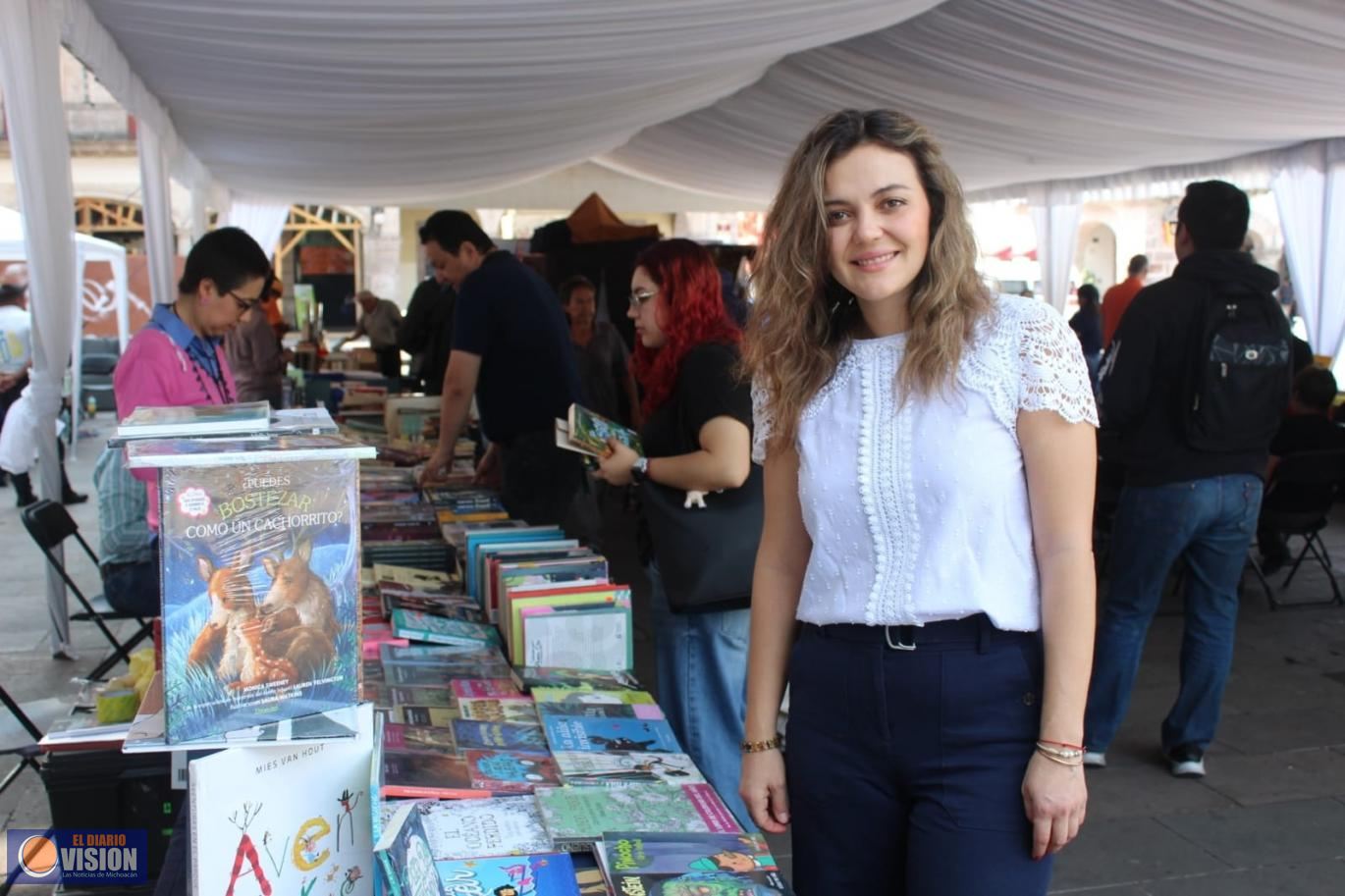 Gran participación de morelianos y morelianas, en jornada del Día Mundial del Libro de SeCultura