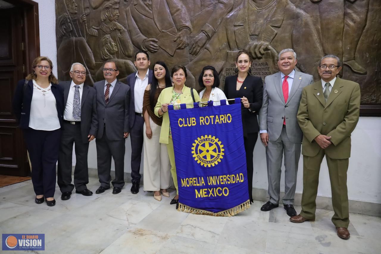 Sandra Arreola propone declarar el 23 de abril como “Día Estatal del Rotarismo” en Michoacán