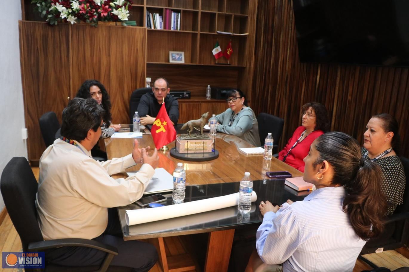 Congreso de Michoacán e INEGI fortalecen coordinación institucional: Baltazar Gaona