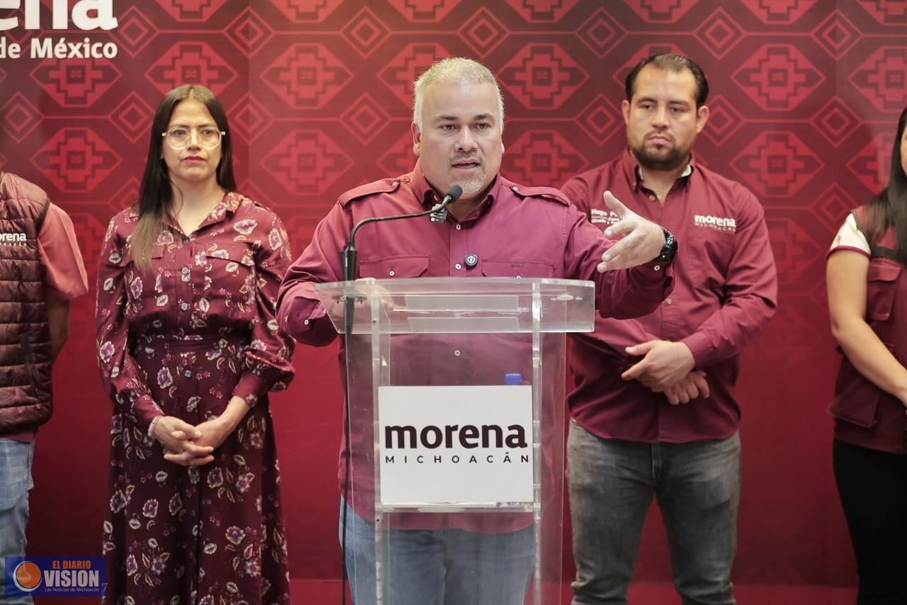 Con México se coopera, no se amenaza”: Morena Michoacán, respalda a la Presidenta Sheinbaum 