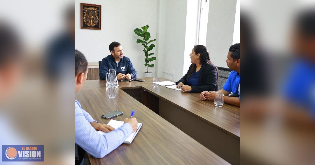 Recibe Yankel Benítez a asociaciones vecinales de Morelia