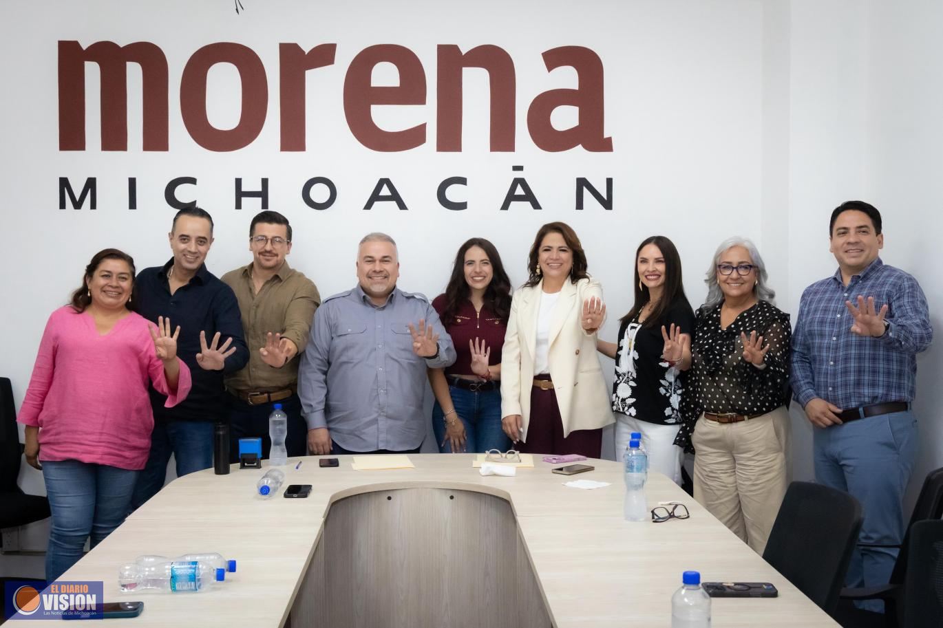Giulianna Bugarini asume coordinación de Morena y reafirma que seguirán sirviendo al pueblo