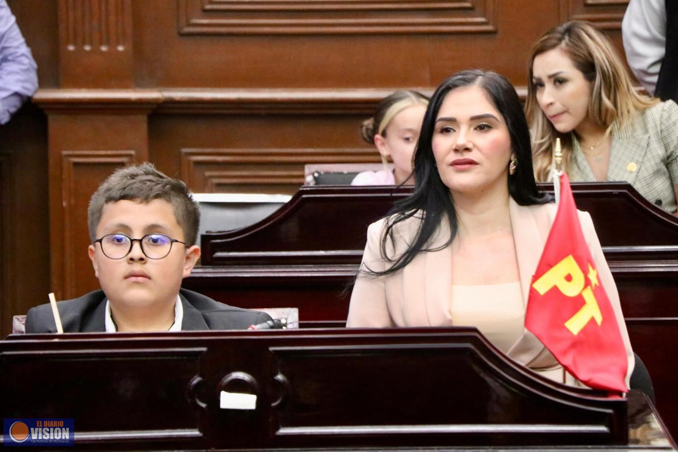 Reconoce Diana Espinoza participación de niños y niñas en Parlamento Infantil Incluyente 2026 