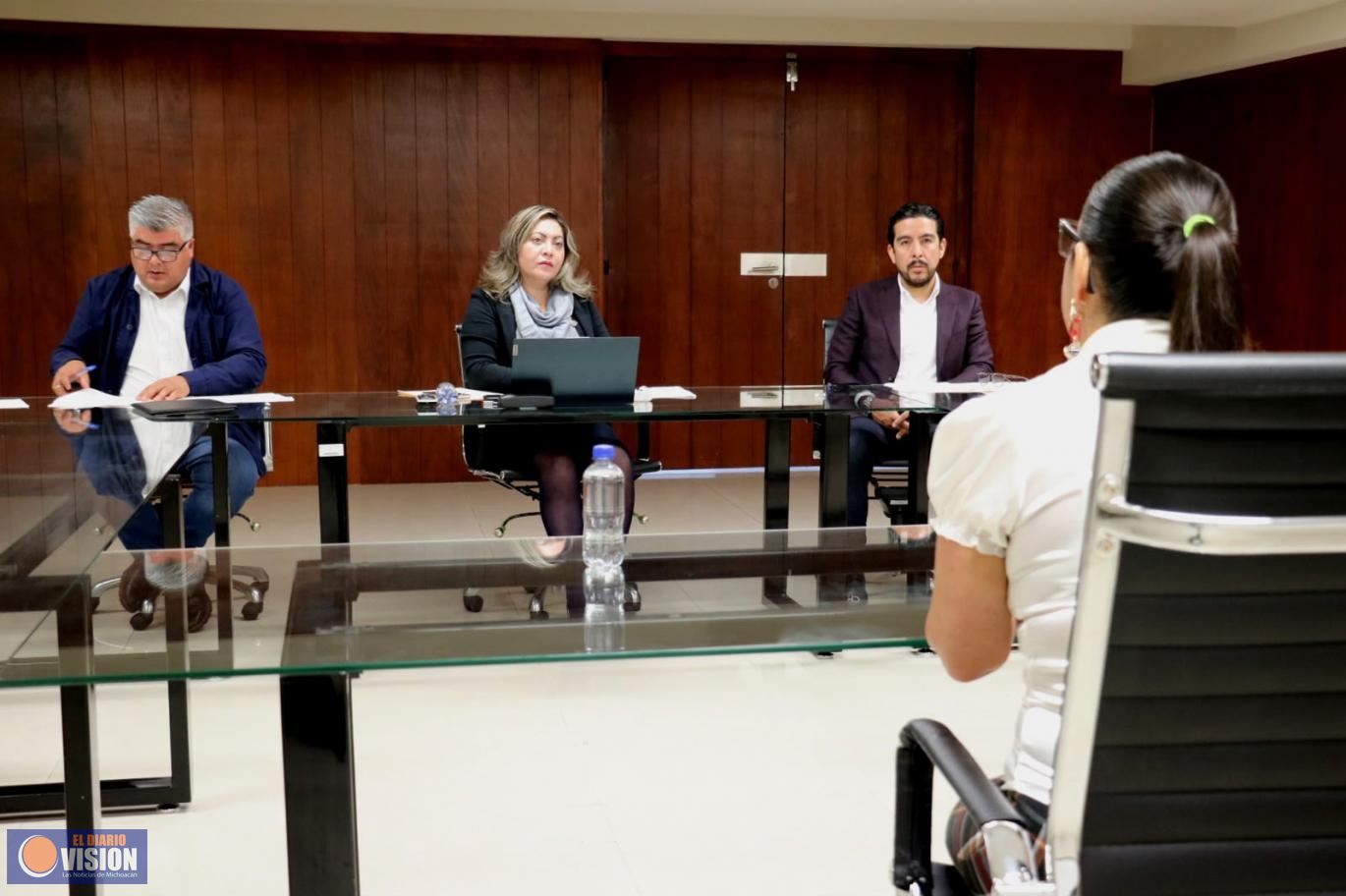 Comisión de Carrera Judicial realiza entrevistas para plantilla del nuevo Juzgado de Tarímbaro