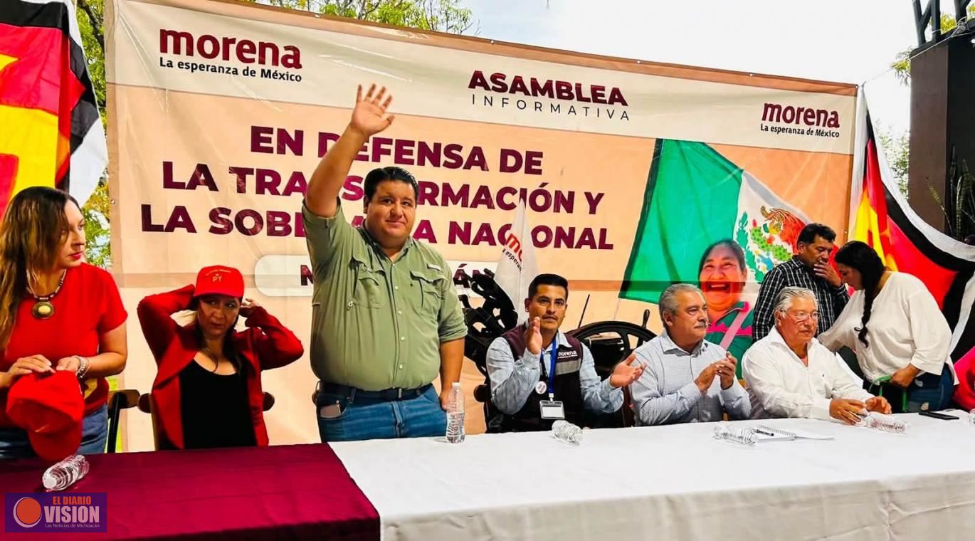 Jacona, respalda a Raúl Morón, rumbo a la coordinación estatal de la 4T