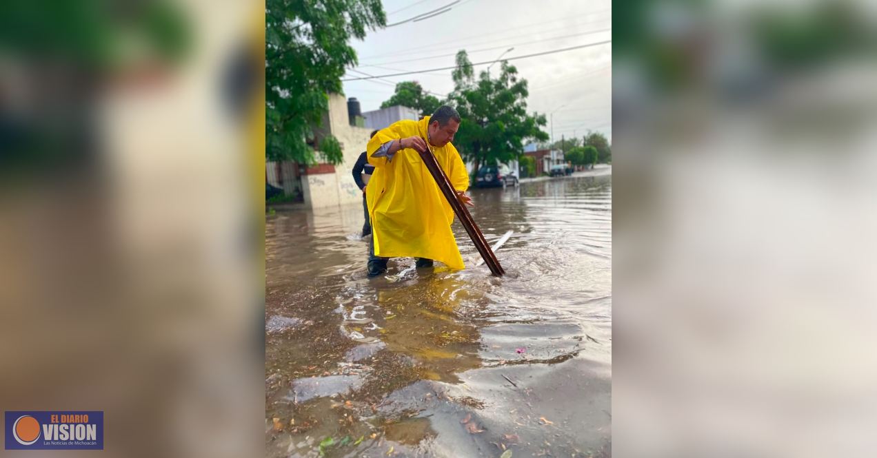 El gobierno panista de Morelia abandona a familias afectadas por las lluvias: JC Barragán