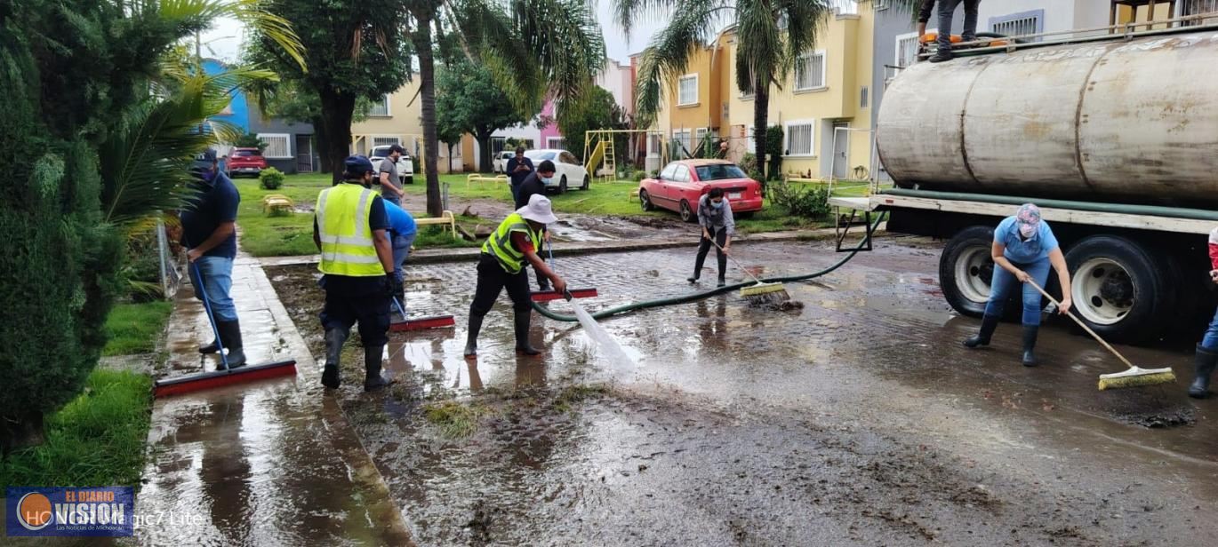 Gobierno de Morelia continúa con acciones de limpieza en Hacienda Tiníjaro