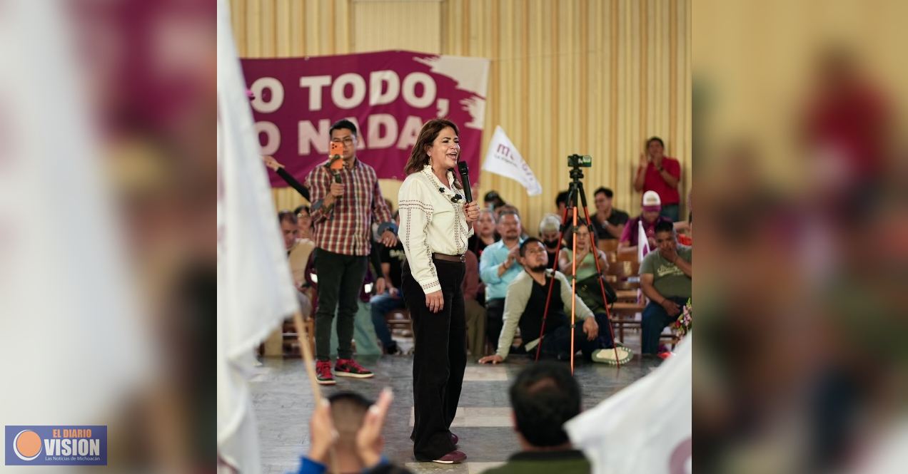 Fabiola Alanís: Con unidad, Michoacán no le fallará a la Presidenta Claudia Sheinbaum ni a Morena