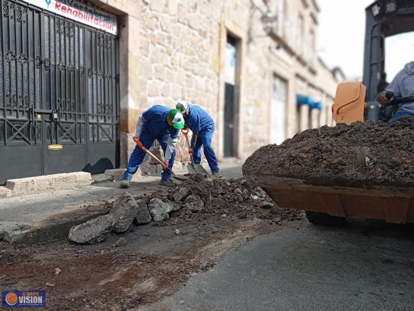 Ooapas da seguimiento a trabajos con retiro de escombro en distintos puntos de Morelia 