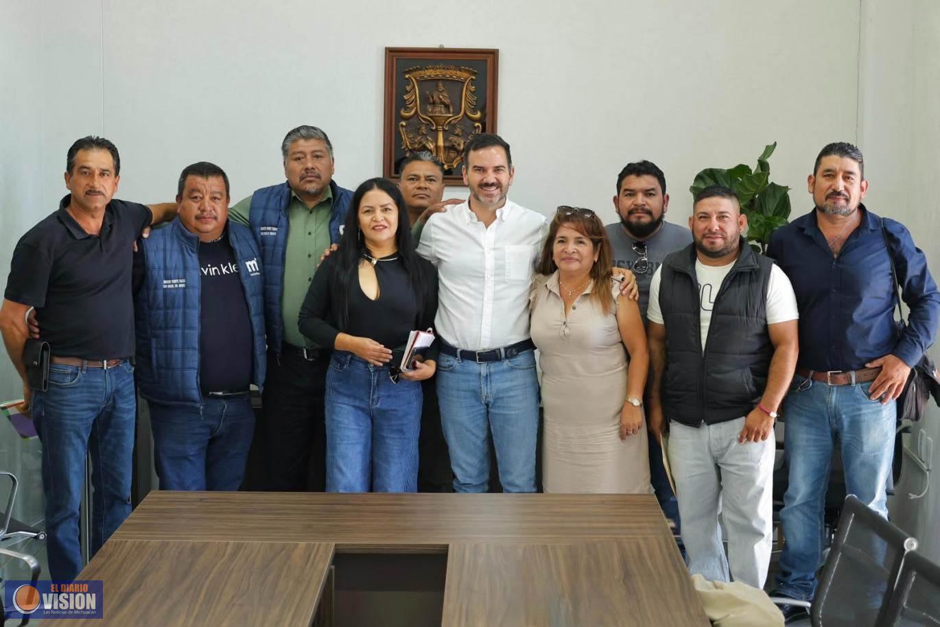 Yankel Benítez cierra filas con jefes de tenencia; establecen obras prioritarias en zona rural