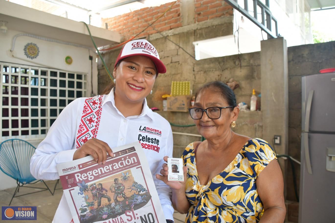 La organización fortalece la transformación:  Celeste Ascencio