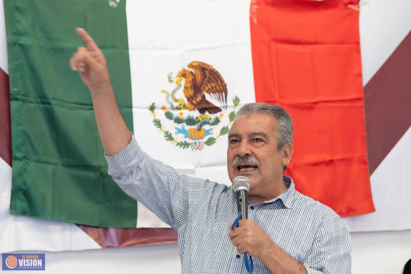 Raúl Morón, afianza liderazgo para coordinar Morena
