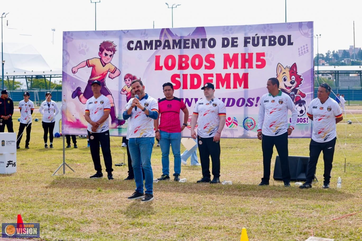 Campamento Lobos SIDEMM impulsará a futbolistas profesionales del mañana: Yankel Benítez
