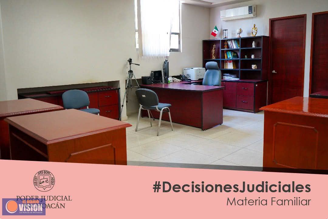 Jueza familiar de Uruapan, adapta  realización de audiencia para garantizar acceso a la justicia