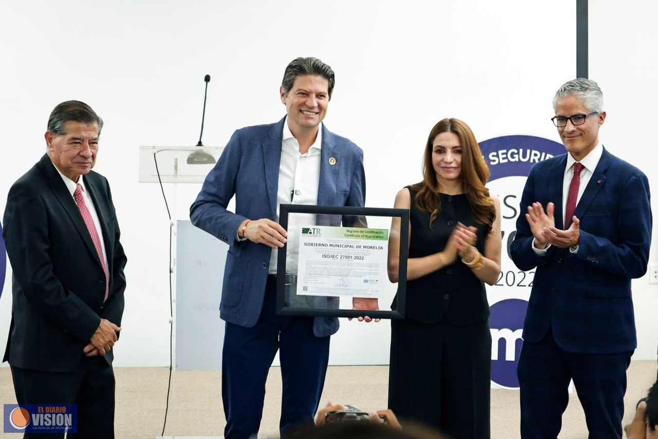 Gobierno de Alfonso Martínez, primero del país certificado en seguridad de la información