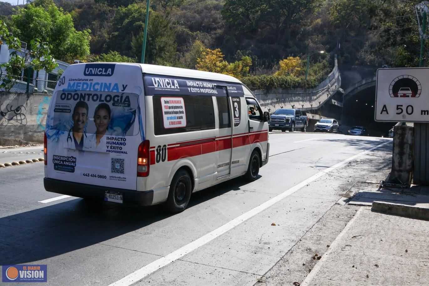 Aumenta el transporte Público en Michoacán 