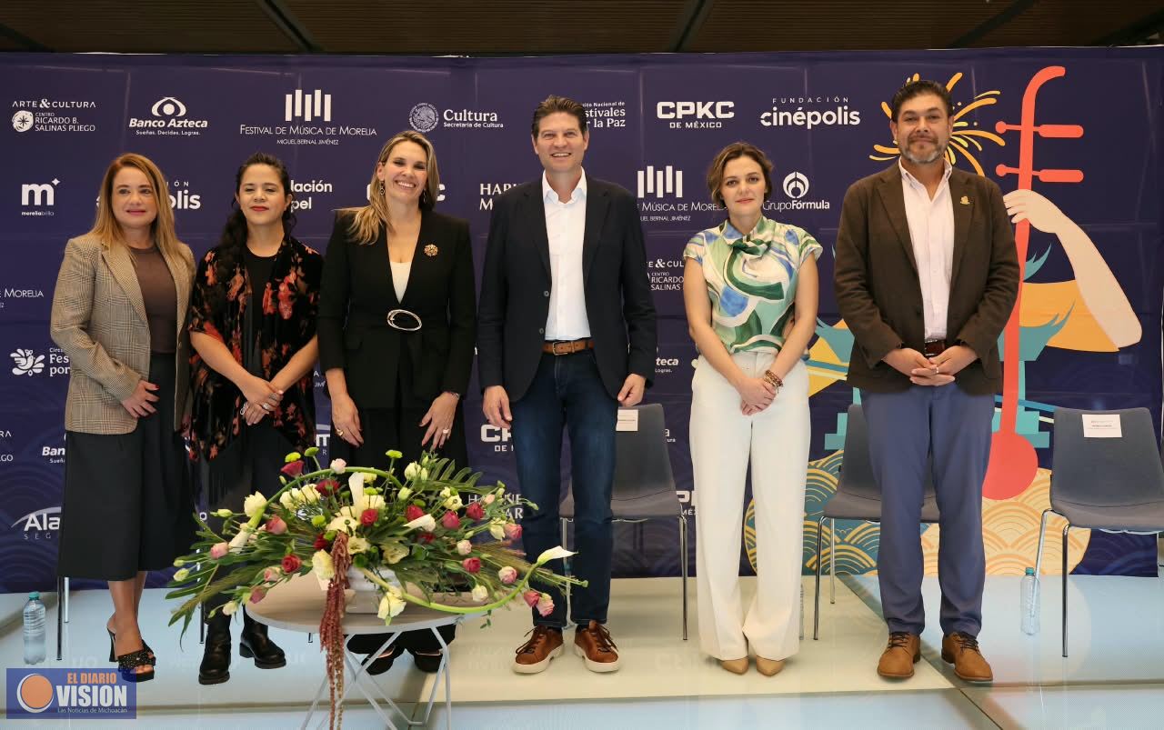 Anuncia Alfonso Martínez programa del 38 Festival Internacional de Música de Morelia