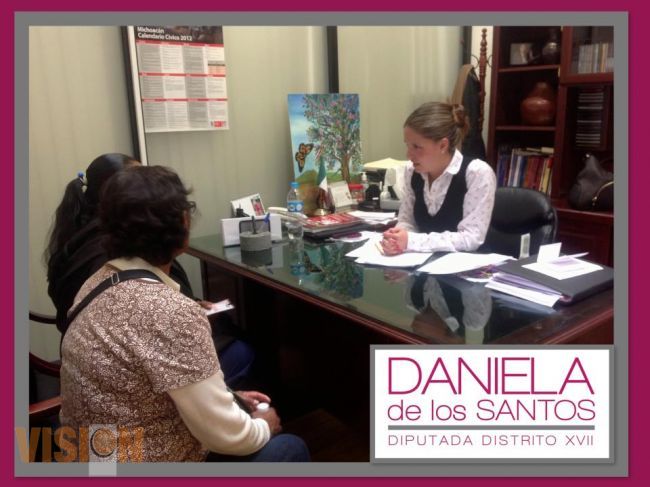 Fausto Vallejo, comprometido por su Estado: Daniela de los Santos