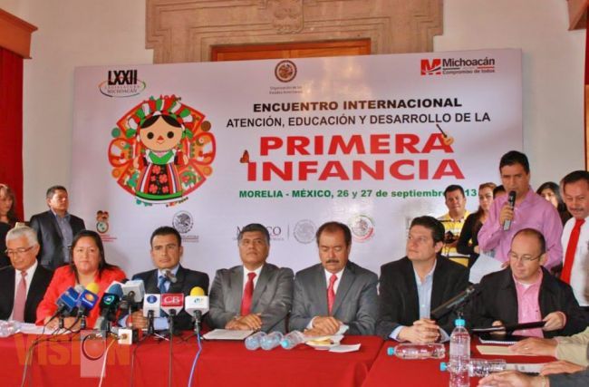 Morelia sede del Encuentro Internacional por la Primera Infancia.