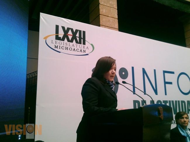 Michoacán nos duele, no sólo es necesario superar el debilitamiento institucional: Laura González