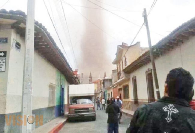 El PVEM apoyará al municipio de Tangancícuaro con las afectaciones ocasionadas por el Tornado