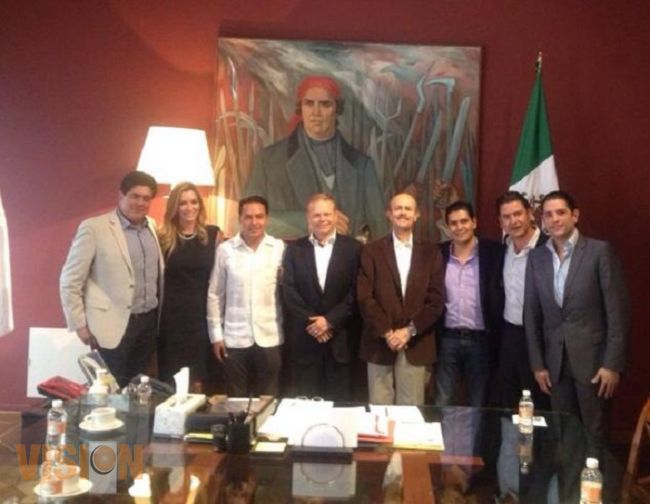 Diputados federales del PVEM, sostienen reunión con Fausto Vallejo