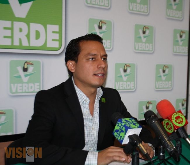 Da espaldarazo PVEM al caso de Ernesto Núñez 
