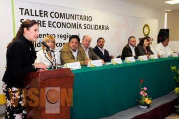 Inaugura Ojeda Arana Taller Comunitario sobre Economía Solidaria