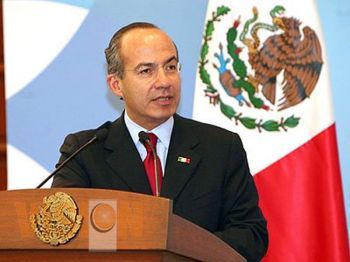El Presidente de la República Felipe Calderón de gira por Michoacán