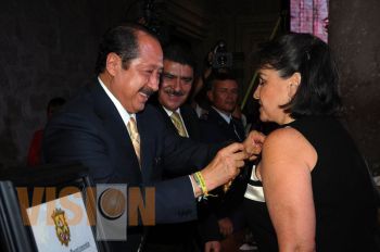 Entregaron la condecoración Generalísimo Morelos